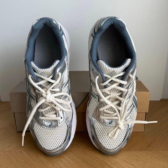 Asics Gel-1130 Shark Skin/White Men Sneakers- SZ 10 main image 5